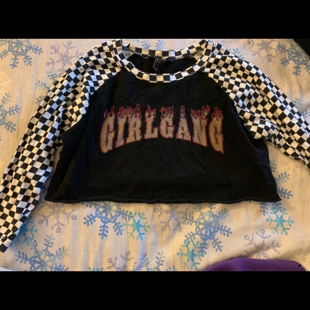 3/15 Forever 21 checkered crop top
